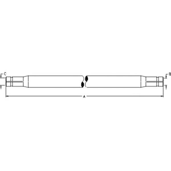 Aftermarket Tie Rod Tube Fits John Deere Tractor Models 7200 720 7400 7510 7600 7800 R131288 - main